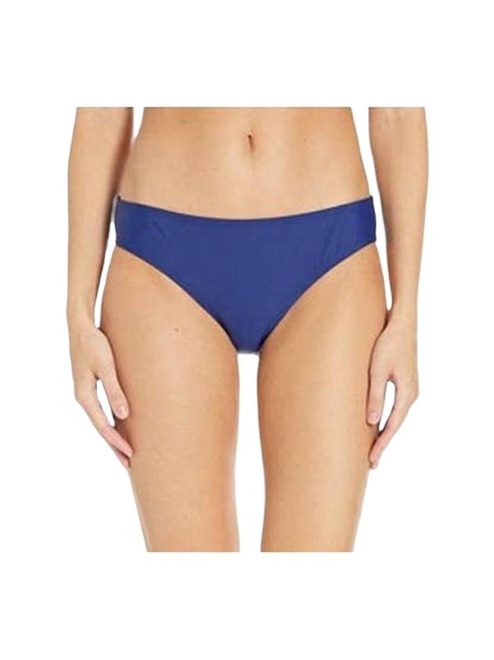 𝅺athena Blue Solid Cobalt Retro Pant bikini bottom